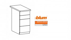 K-BLUM Servodrive ensemble, 1 corps x 4 tiroirs, corps 1180-1189 mm