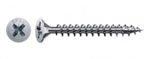 SPAX vis a bois 4,5x25 tete fraisée PZ, W, 4C MH