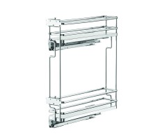 VIBO Galaxy, panier latéral, 150mm, blanc, gauche