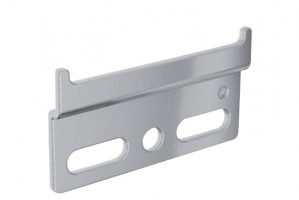 IF plaque suspendue avec butées 60x33x2mm galvanisée