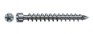 SPAX vis a bois IN.FORCE 8x200 tete cylindre TXS, W, C, argenté