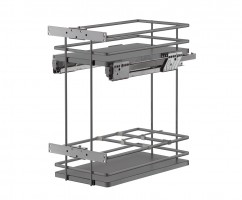 VIBO Galaxy, panier bas, 300mm, anthracite, droite-gauche