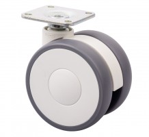 TENTE roue Linea 65mm 70kg gris clair