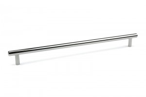 TULIP poignée barre de traction 128/168 chrome brillant + vis