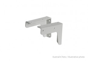MILADESIGN équerre pour poignée paravent de bureau LN 3801 blanc