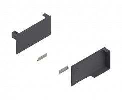 BLUM 22K8000 Aventos HK Top caches sans S-D, gris foncé