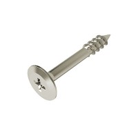 IF vis a bois ornemental Flat 4x27/16mm tete plate filetage partiel