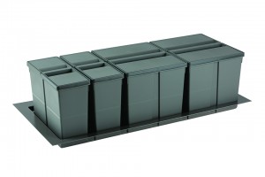 GOLLINUCCI trieur 9XL Systeme 1000mm 2x26l+2x11l gris