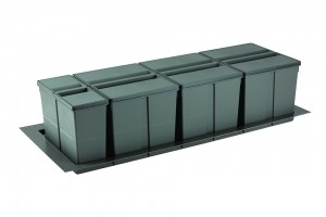GOLLINUCCI Sorter 9XL Systeme 1200mm 3x26l+1x11l gris