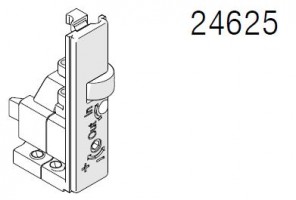 HAWA 24625 Concepta 25/35 régulateur réglage sup droit/inf gauche