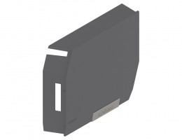 BLUM 20K8A21.21 Aventos HK-S nouv. cache-vis, gris foncé, P