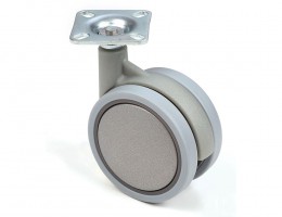StrongCastors roue 75mm avec bande de roulement souple