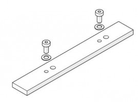HAWA 24321 Folding Concepta élément de liaison guide supérieur