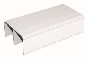SEVROLL 05173 Gemini guidage supérieur 4,05m blanc mat