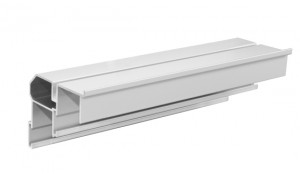 SEVROLL 05201 Capitol guidage inférieur 2m argenté
