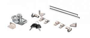 K-StrongLocks serrure tripoints + tiges 1000 et 1200mm