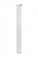 MILADESIGN MQ957/55-N pied pour traverse centrale Mobi-Q argenté