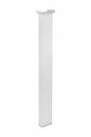 MILADESIGN MQ957/63-N pied pour traverse centrale Mobi-Q blanc