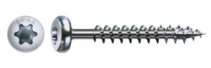 SPAX vis a bois 5x80 tete demi-ronde TXS,W,4C