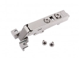 StrongHinges S3 charniere clip alu avec amortisseur, excentrique, vis incl.