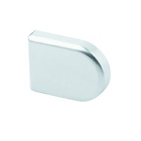 BLUM 84.4120 capuchon extérieur charniere, verre percé, forme "D", nickel mat
