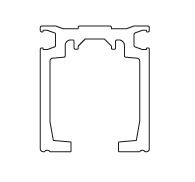 TERNO guidage supérieur 3480/A elox 3m