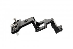 HETTICH 9072547 Selekta Pro 2000 cintre S19/15 cheville ressort noir