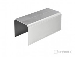 SEVROLL 03199 Top guidage supérieur simple 2,35m argent