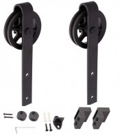 StrongLine Barnio quincaillerie pour portes coulissantes Big noir mat