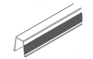 HAWA 14963 quincaillerie intérieure coulissante 160kg moulure 3m plastique (5 pc