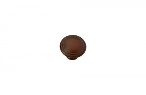 Marella Design bouton Columnae 30 cuivre ancienne foncée