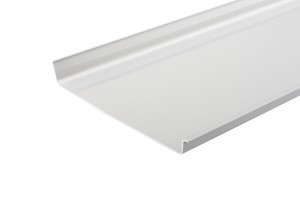 StrongLine Planio profil de recouvrement pour porte extérieure 2m argenté anodis