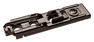 HETTICH 9308077 sous-couche droite Sensys D=1,5 mm obsidien vis a bois