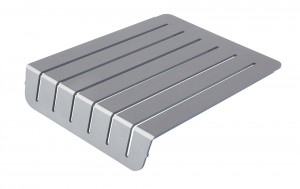 Support porte-couteaux Scoop II V2 argenté pour buffet