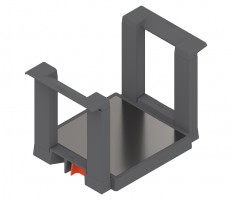 BLUM ZC7T0350 support assiette O 186-322