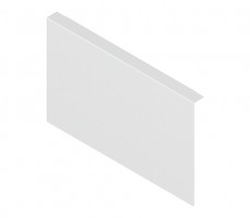 BLUM ZC7A0U0C Ambia-line adaptateur pour dos bois LBX/MVX C blanc SW-M