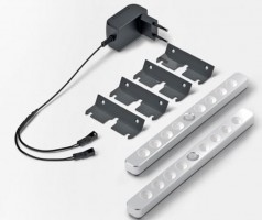 HAL LuckyLine LED ensemble avec capteurs de mouvement blanc froid