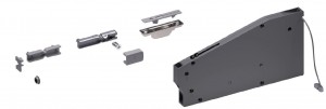 IF KIARO LED abattant inférieur avec amortisseur couleur Gunmetal ensemble pour IF KIARO LED abattant inférieur avec amortisseur couleur Gunmetal ensemble pour