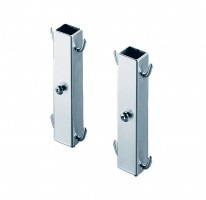 KES 4276 Dispensa, extension cadre armoire alimentaire, 125mm, gris, paire