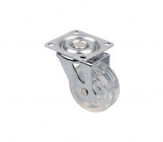 StrongCastors roue TOP o50mm transparent sans frein