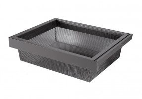 StrongWire panier métallique, cadre et tiroir coulissant amorti, 700mm, brun