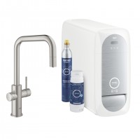 GROHE Blue Home Supersteel, kit de démarrage avec bec en U 31543DC0