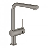 GROHE 30274AL0 robinet MINTA L-sortie brossé Hard Graphite