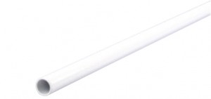 StrongBox barre transversale rond, tiroir intérieur, D11x1100mm, blanc