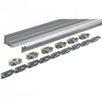 HETTICH 9278672 TopLine XL guidage supérieur et guidage inférieur avec fixations