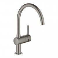 GROHE 32917AL0 Robinet Minta C-uitil brossé Hard Graphite