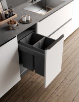 GOLLINUCCI trieur 580 EVO 450mm avec tiroirs et couvercle 2x29l gris