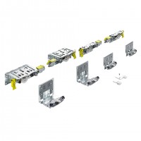 HETTICH 9275787 TopLine XL porte coulissante ensemble 2 vantaux, 17mm, 32-40mm/1