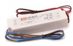 Alimentation électrique MEAN WELL LPV-35-24, 24V, 35W, IP67