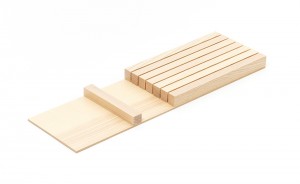 KES 009169 LiniQ porte-couteaux pour buffet 137x472mm chene clair